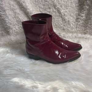 Calvin Klein Jeans Burgundy Men's Boots